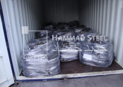 Container Loaded with Annealed Wire Coils