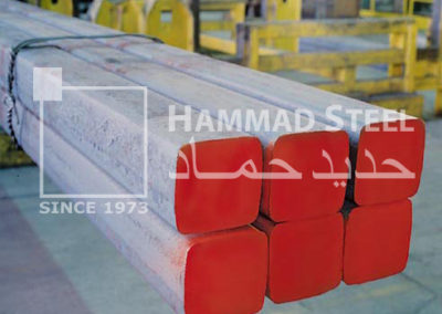 Steel Billet in Warehouse with Marking