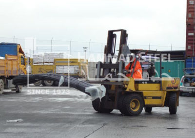 Lifter Moving With Steel Rebar